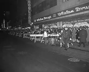 Opening Night Prints: Police Barriers to Control Crowd