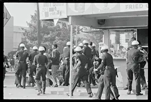 Police Clashing with Rioters