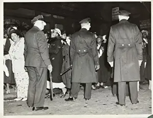 Support Prints: Police Controlling Crowd of Father Divine Followers