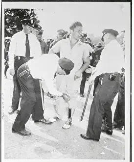 Peekskill Prints: Police Discovering Hidden Weapon on Paul Robeson Concert Goer