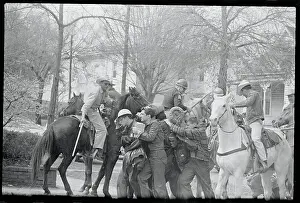 Police Dispersing Civil Rights Group