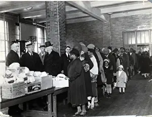 Relief Prints: Police Feed Poor in Harlem