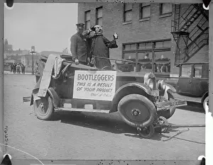 Des Moines Prints: Police Finding a Wine Bottle at an accident