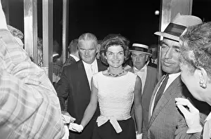 Police Holding Crowds Away From Jacqueline Kennedy