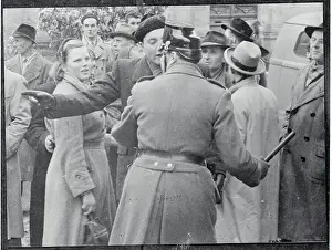 Bonn Prints: Police Holding Back Demonstrators