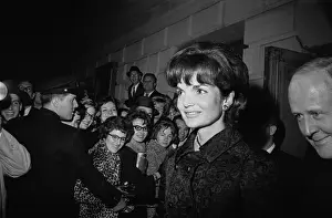 Police Keeping Fans from Jackie Kennedy