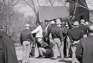 Selma Prints: Police Officers Arresting Civil Rights Demonstrators