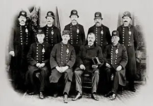 Pennsylvania Prints: Police Officers Posing Together