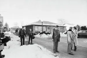 Killer Prints: Police Outside Home of Serial Killer John Wayne Gacy