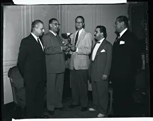 Police Presenting Award to John Andrews