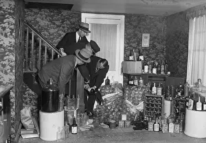 Raid Prints: Police Raid Man's Home For Alcohol