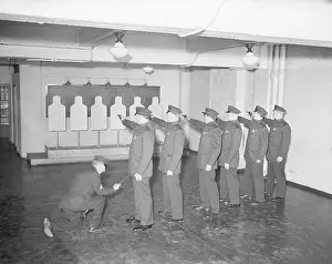 Recruit Prints: Police Recruits Target Shooting