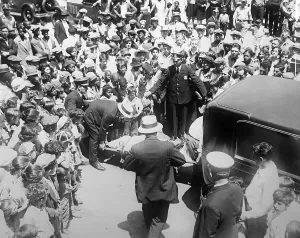 Detroit Prints: Police Removing Bodies