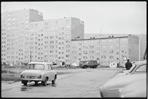 Gdansk Prints: Police Vehicles Wait Outside Lech Walesa's Apartment