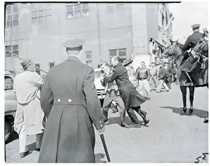 Wrestling Prints: Police Wrestle with Striking Longshoreman