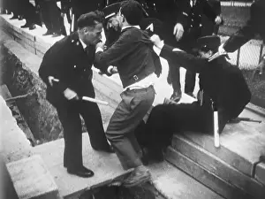 Rioter Prints: Police Wrestling with Rioter