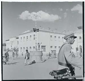 Policeman Directing Traffic