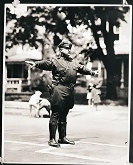 Policeman Directing Traffic