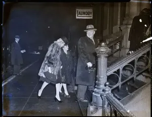 Prostitution Prints: Policeman Poses Taking In Fur-Clad Women