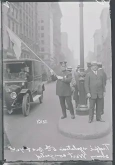 Policeman Regulating Traffic
