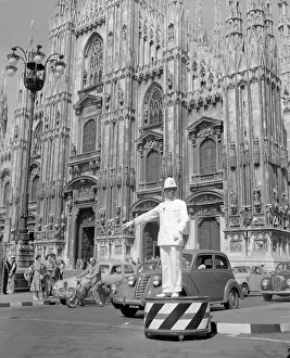 Policeman Wearing White Uniform