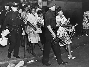 Arresting Prints: Policemen Arresting Looters after Riot