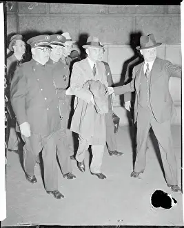 Policemen Escorting Henry Ford