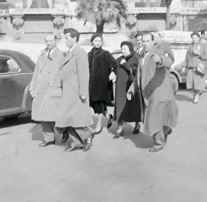 Policemen Escorting the Montesi Family