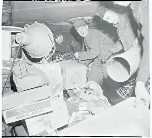 Policemen Searching Through Debris in Collyer Mansion
