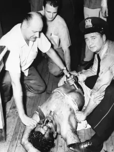 Kidnapper Prints: Policemen Searching Richard Carpenter