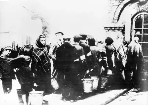 Oppression Prints: Polish Jews Waiting