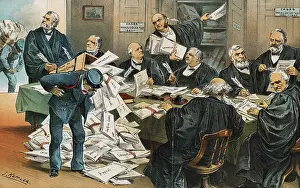 Political Cartoon Addressing Supreme Court