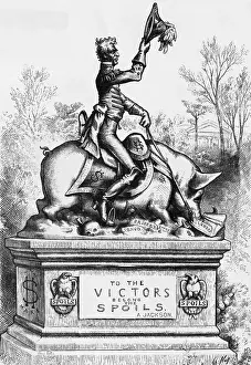 Political Cartoon of Andrew Jackson