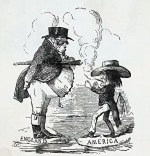 Political Cartoon On Oregon W/Us & Brita