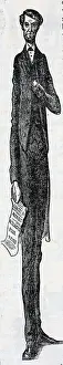Tall Prints: Political Cartoon Of President Lincoln