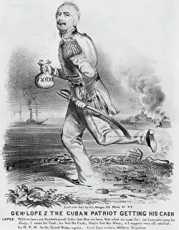 Political Cartoon-Spanish American War