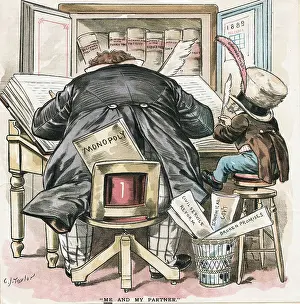 Partnership Prints: Political Cartoon Targeting Monopolies