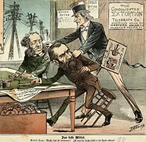 Powerful Prints: Political Cartoon Targeting Telegraphs