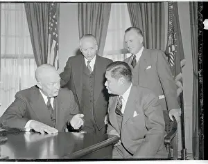 Political Leaders Calling on Dwight D. Eisenhower