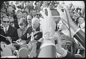 Aswan Prints: Political Leaders Cutting Ribbon