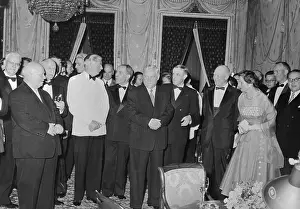 Political Leaders at Dinner During Summit Talks