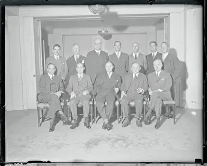 William J Prints: Political Leaders Posing at Breakfast for William Donovan