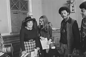 Feminism Prints: Politician Bella Abzug with Gloria Steinem and Jesse Jackson