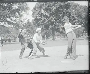 Politicians Playing Baseball