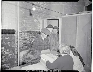 Poll Takers and Voters at UNO Resolution Station