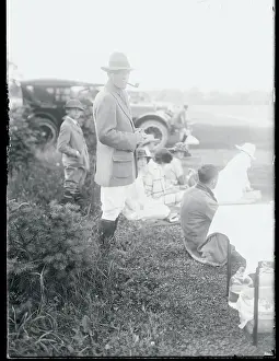 Newport Prints: Polo Fans Alongside Field