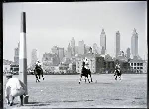 Polo Prints: Polo Game on Governors Island