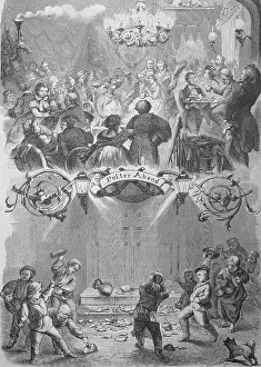 Darkness Prints: Polterabend is a German wedding custom in which guests smash china the night in front of the wedding to bring good luck
