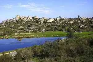 Images Dated 11th March 2010: Pond and granite rocks in the Los Barruecos Nature Monument, Extremadura, Spain, Europe