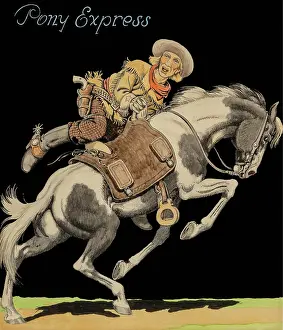 West Prints: Pony Express